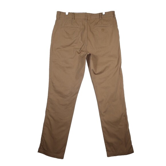 Taylor Stitch Khakis Pants Brown Tan Foundation Democratic Huckleberry 34 x 32 - Picture 5 of 9